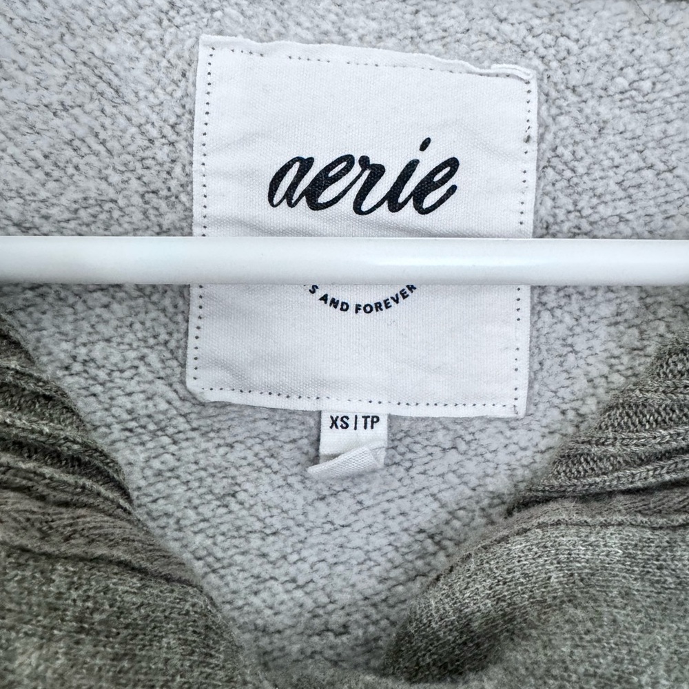 Aerie Olive Green Women's Cowl Neck Sweater - Picture 2 of 3